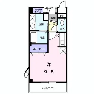 プチ・ソレール【3階】の間取り