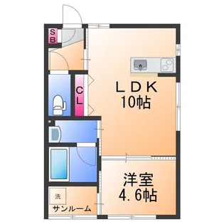 カルミアコート【1階】の間取り