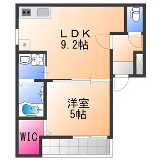 フジパレス羽衣駅南Ⅱ番館【1階】の間取り