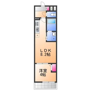 ALEGRIA東岸和田【1階】の間取り