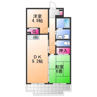 ISMハイツ【2階】の間取り