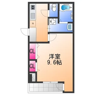 フジパレス助松町Ⅱ番館【1階】の間取り