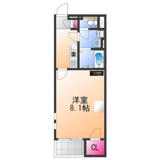 クレイノ式内【1階】の間取り