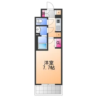 S-RESIDENCE堺浜寺axial【3階】の間取り