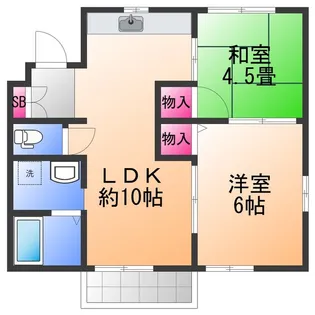 新緑のショコラティエ【2階】の間取り
