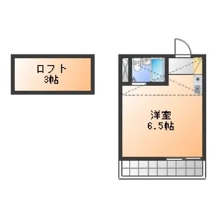 サンパレス21鳳【2階】の間取り