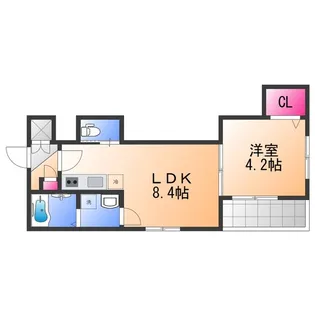 アトムハウスⅡ号館【2階】の間取り