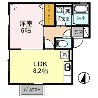 LOHAS本町【1階】の間取り