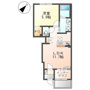 フォルビート ジン【1階】の間取り