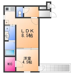 クロワール【2階】の間取り