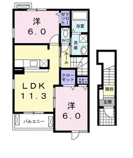 ARK FOREST Ⅱ【2階】の間取り