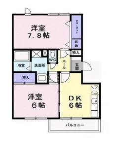 ベルシュライン【2階】の間取り