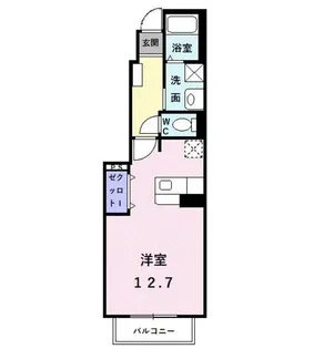 フローラル・ステージ白鷺【1階】の間取り