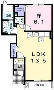 アンフィニ【1階】の間取り
