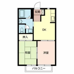 タウニィー・イシヅ【2階】の間取り