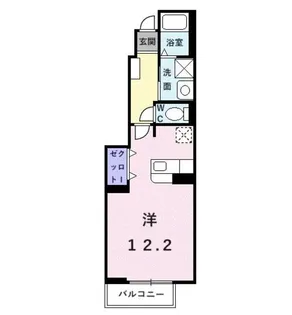 シャン・ノールⅡ【1階】の間取り