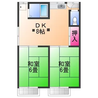 東文化【2階】の間取り