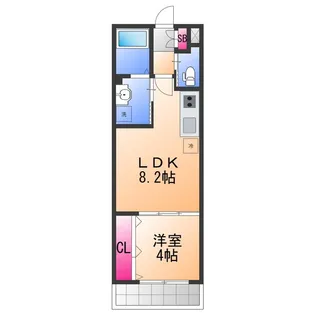 ダン・ル・ボア鳳東【3階】の間取り