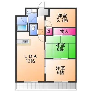 エントピア福泉【2階】の間取り