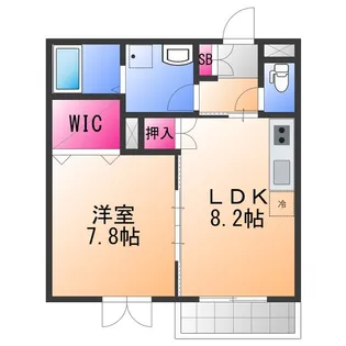 森のハイツ【1階】の間取り