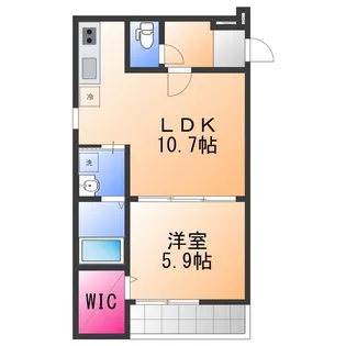 フジパレス百舌鳥駅南Ⅲ番館【1階】の間取り