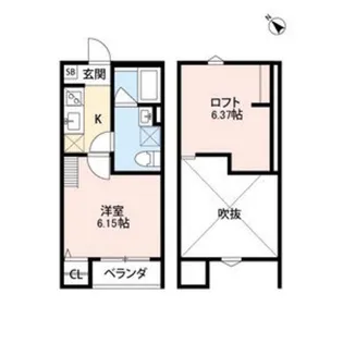 鳳 陽光館【1階】の間取り