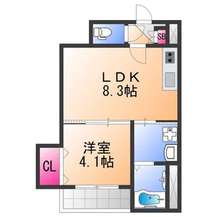 GRAND SUWA【3階】の間取り
