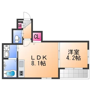 GRAND SUWA【1階】の間取り