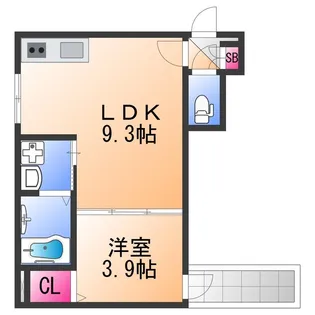 GRAND SUWA【2階】の間取り