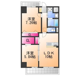 FREEDOM residence堺寺地町【11階】の間取り