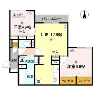 クラシスト新金岡【2階】の間取り