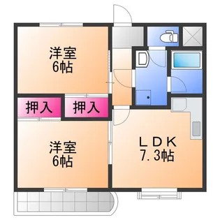 GREEN鳳【3階】の間取り