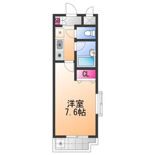 ベルデ堺東【3階】の間取り