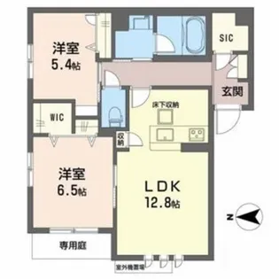 shamaison Ecracie【1階】の間取り