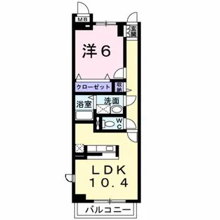フェザーヒルⅡ【2階】の間取り