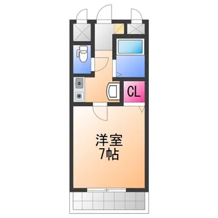 三国ヶ丘ピア【5階】の間取り
