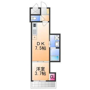 F asecia Pur 湊【1階】の間取り