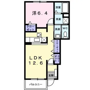 ジャスパーヒルズⅠ【1階】の間取り