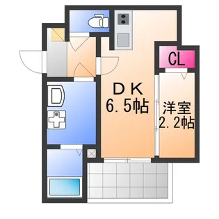 西湊町エヌエム・セント【1階】の間取り