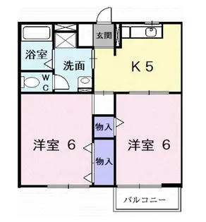 メゾンリヴェール【1階】の間取り