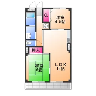 八八(ハチハチ)マンション【1階】の間取り