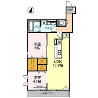 Jyo・Point Village C棟【3階】の間取り
