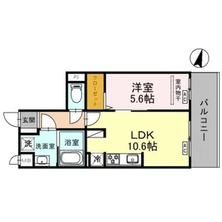 トリニティ三国ヶ丘【3階】の間取り