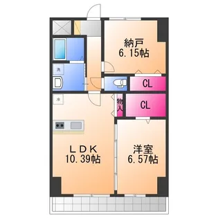 クローバー・グランツ新金岡【3階】の間取り