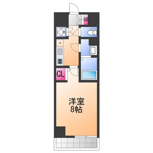 フォレストインサイド鳳【7階】の間取り