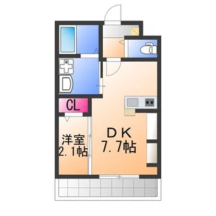 九間町シーエム・サンク【3階】の間取り