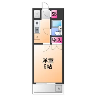 プレステージ堺【4階】の間取り