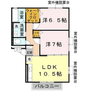 ソレイユ【2階】の間取り