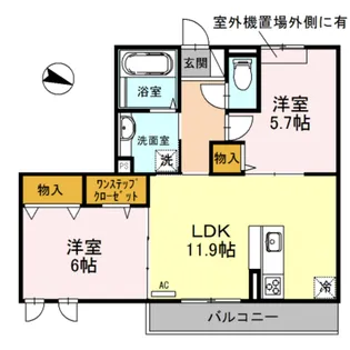 アルベロ ディ エノキ【2階】の間取り