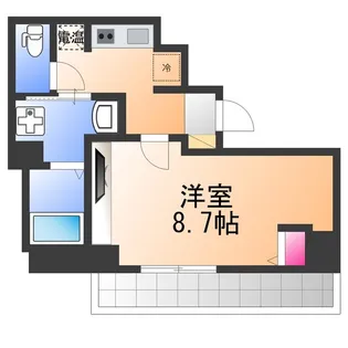 神明町西エヌエム・キャトフ・ヴァン【5階】の間取り